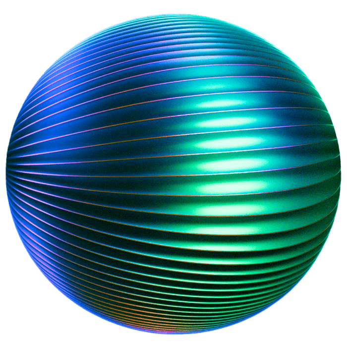 Neon data sphere